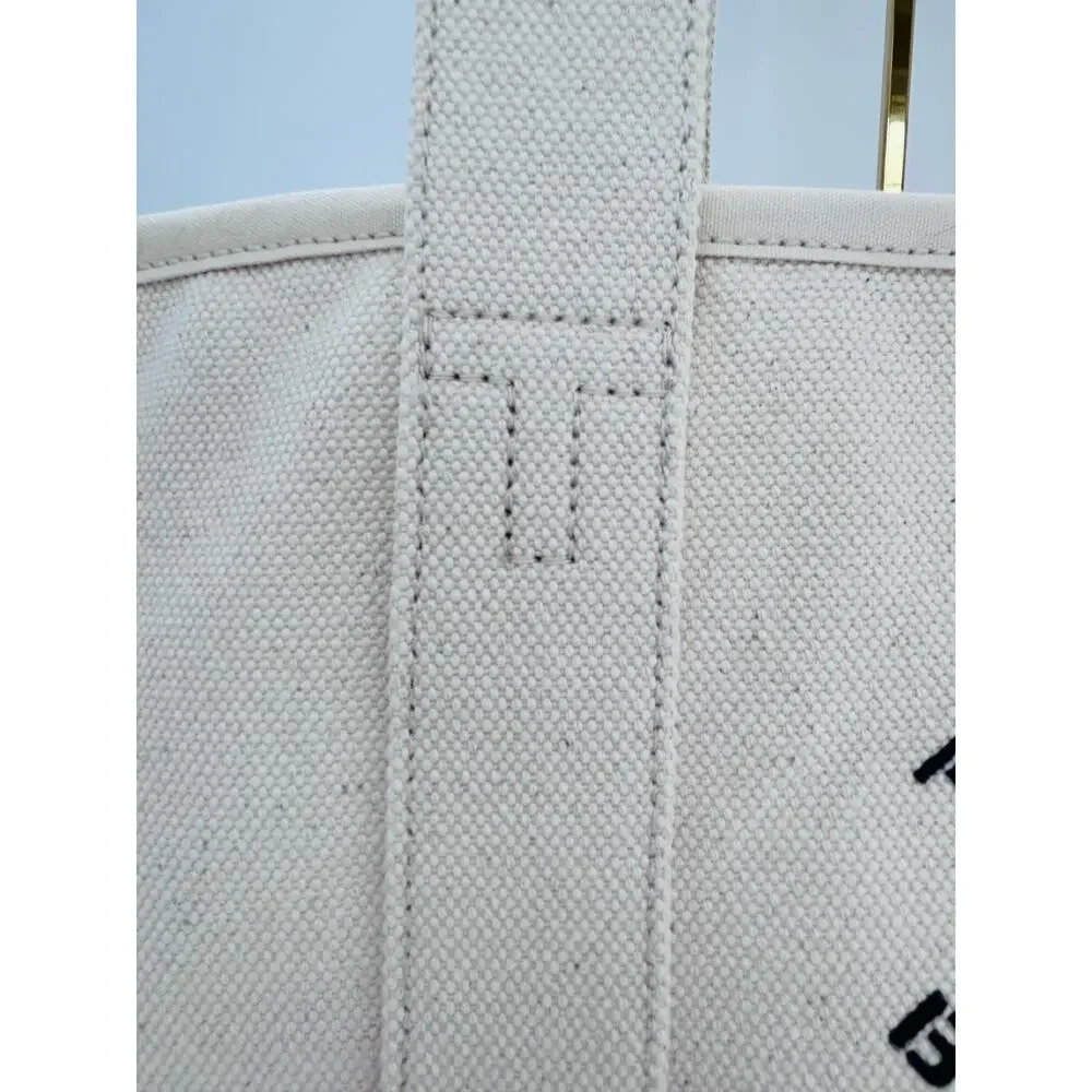 NWT Tory Burch Ivory Large Canvas‎ Tote #156475
